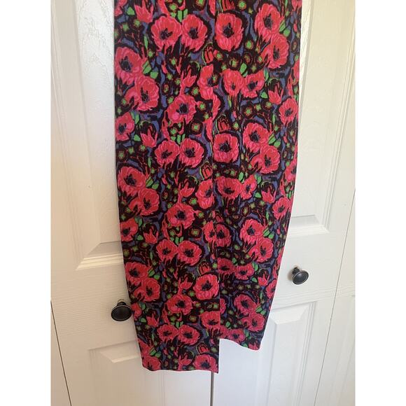 Women’s BA&SH Lab Diane Floral Dress Pink Red Size Small - Picture 6 of 7
